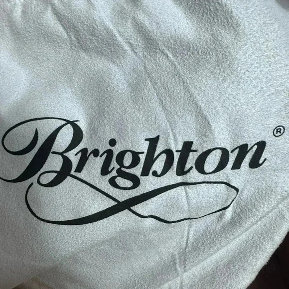 Brighton Black Rose Leather Bag with gold chain - box and dust bag - Picture 11 of 11